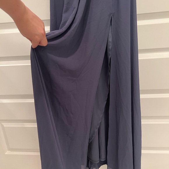 Lulus formal dusty blue dress - Picture 5 of 5